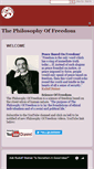 Mobile Screenshot of philosophyoffreedom.org